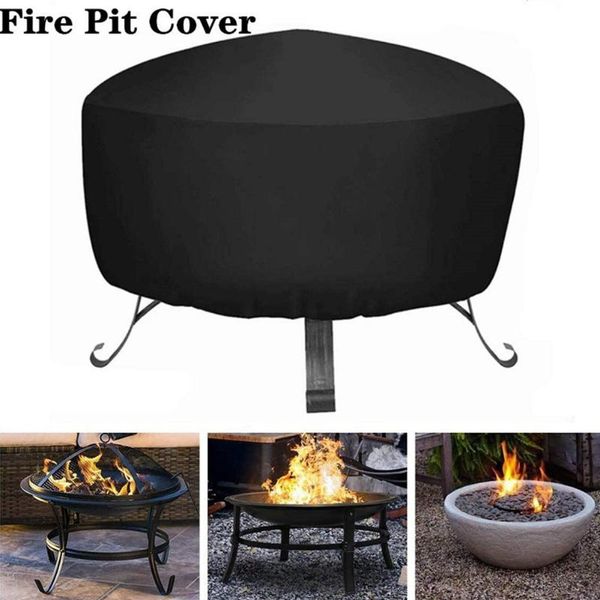 

tools & accessories 112cm bbq grill cover with drawstring closure heavy duty oxford waterproof coating weather proof outdoor dust round