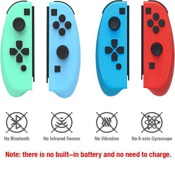 

game controllers & joysticks left right bluetooth gamepad switch wireless controller for ns handle grip