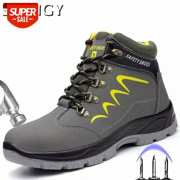

winter new safety shoes steel toe work indestructible warm mens shoes casual outdoor running fur lace-up ankle for males #ex70