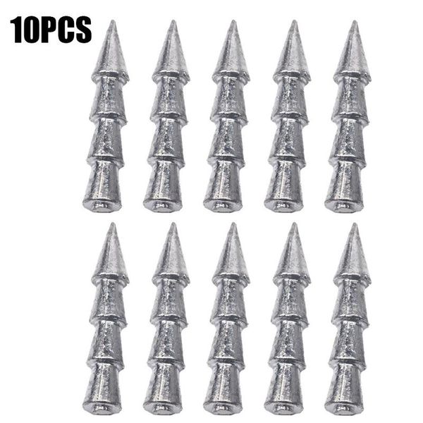 

fishing hooks weight nail sinkers 10pcs accesssories tackle insert