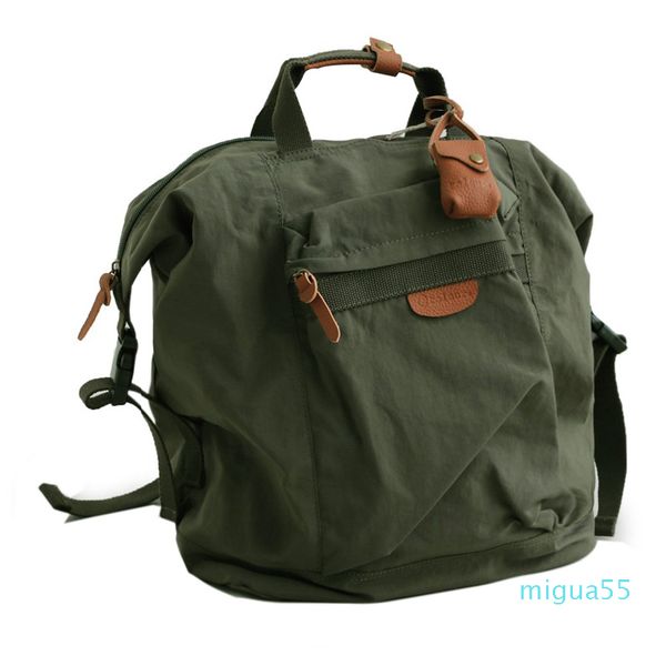 

brand lady genuine leather backpacks two-color stitching backpack school bags outdoor bag