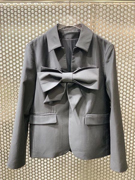 

women's suits & blazers 2021 spring casual women bow blazer jacket ladies fashion coat for female 2 color ddxgz2v 3.07, White;black