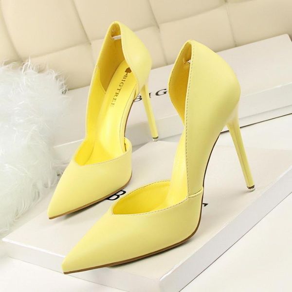 

dress shoes high heels women pumps fashion pointed toe wedding ladies .5cm black