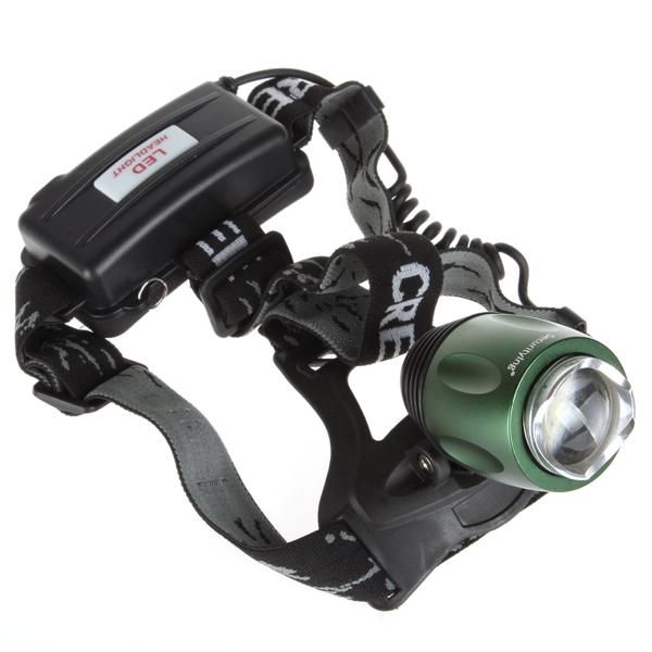 

500 lumens lb-xl t6 led waterproof zoomable rotating headlamp + charger