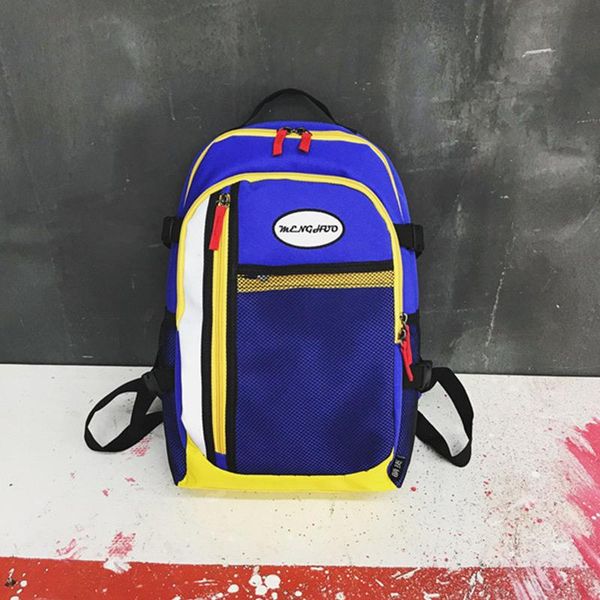 

backpack harajuku luminous lapmen's casual bag female large capacity travel bagpack waterproof school backpacks for teens