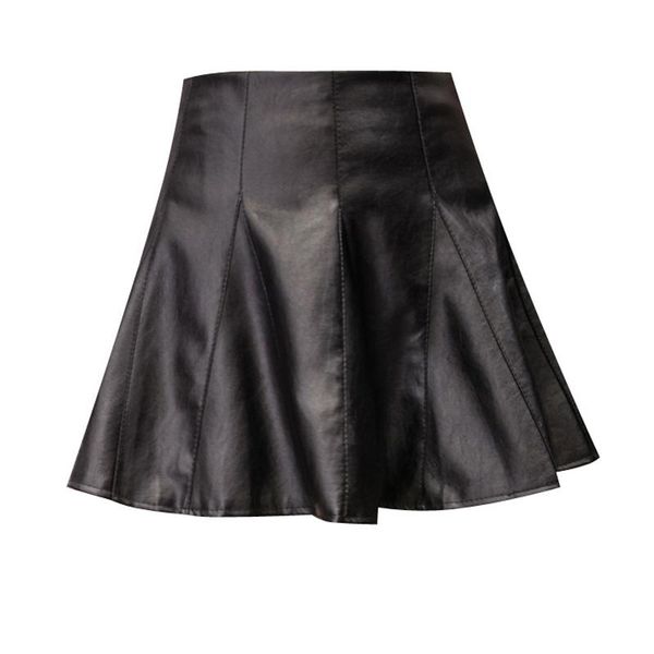 

skirts faux leather punk rock women fashion pu streetwear black short lady 2021 autumn party club mini skirt female
