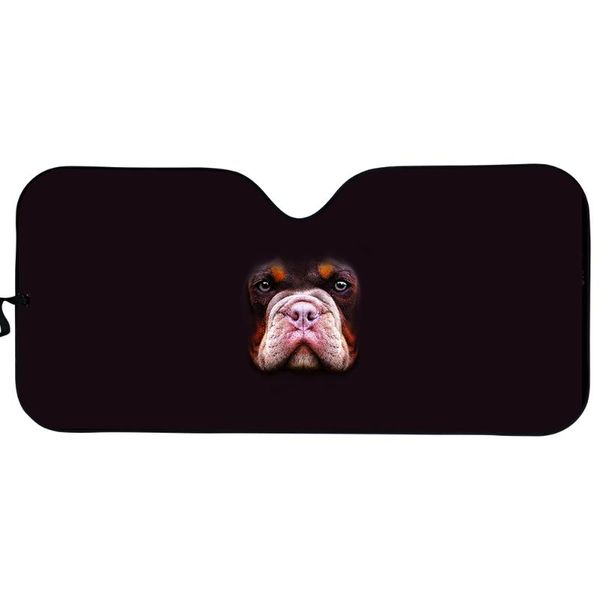 

car sunshade pinup angel accessories pug dog printed windshield cover for cars stylish vehicle window sun shade women men