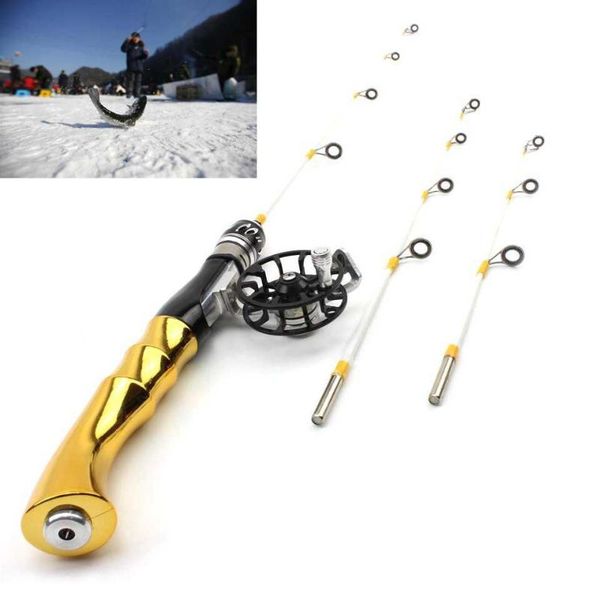 

boat fishing rods three tips 50cm 70 cm winter on ice and reel set superhard poler carp outdoors facing outdoor sports