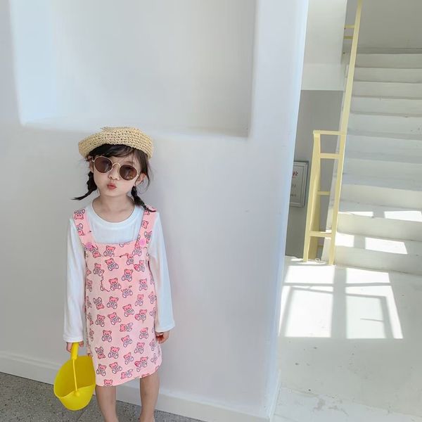 

baby girls dress fashion 2021 summer party strap dress children girls cute sleeveless suspenders dresses, Red;yellow