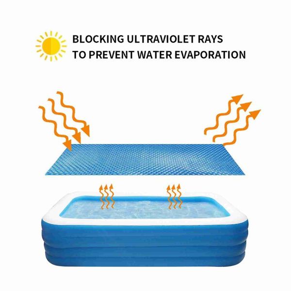 

shade swimming pool mat round insulation film inflatable cover rainproof dust