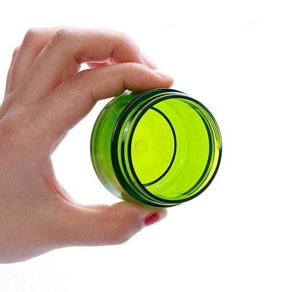 

storage bottles & jars 30g 50g plastic pet jar, cosmetic cream clear brown green frosted mask jar f2021884