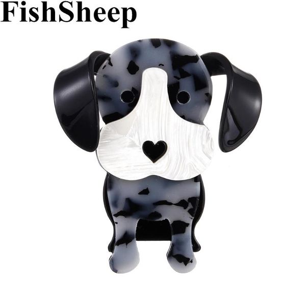 

pins, brooches fishsheep lovely dog for women big cute animal shape brooch and pins clothes accessories corsage broches gift, Gray