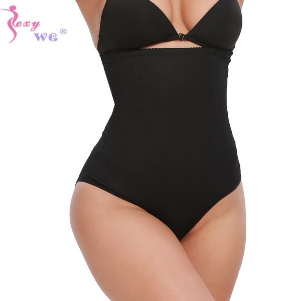 

waist trainer butt lifter panties for women body shaper tummy control panty shapewear, Black