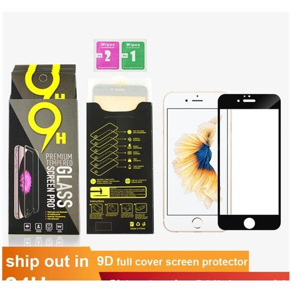 

full coverage 9d tempered glass for iphone 11 xr xs max anti scratch screen protector fast shipping with retail protective film us vqj bt2yj