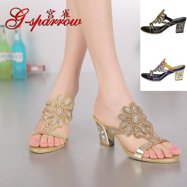 

sandals heel high rhinestone pumps women's shoes 2021, Black