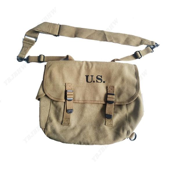 

wwii us army m36 m1936 canvas field bag back pack with strap