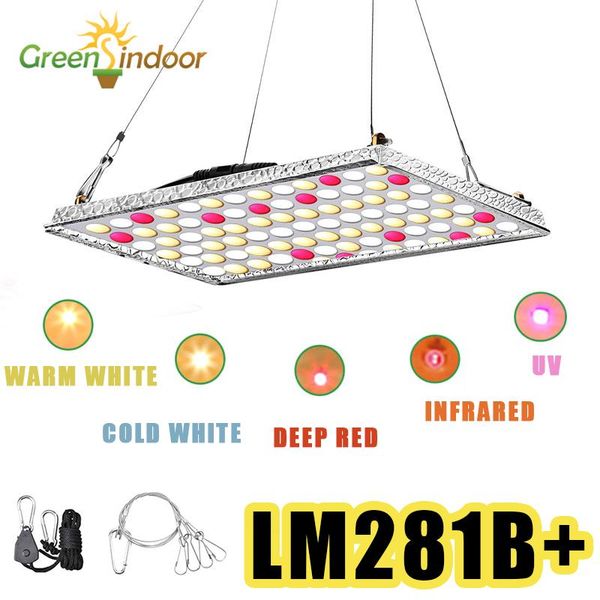 

grow lights lm281b+ phyto lamp for plant growth led 1000w with reflector infrared uv greenhouse indoor flower seedling