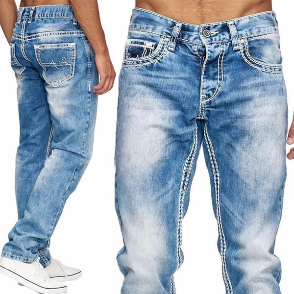 

mens jeans fashion jeans men high waist skinny jeans mens denim boyfriend pants spring autumn straight biker black blue trousers jean