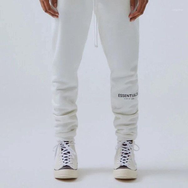 

men's pants 2021 ess logo stampato pantaloni jogger sportivi hip hop larghi da uomo casual, Black