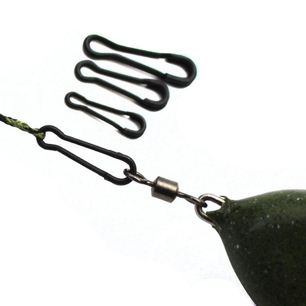 

fishing hooks 20pcs carp swivels quick change for accessories links clips terminal tackle pesca