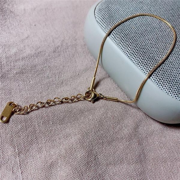 

link, chain gold color 316l titanium steel snake bracelet fashion jewelry for women stainless link, Black