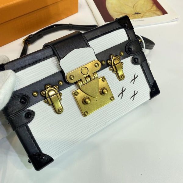 

high leather designer quality handbags purses shoulder malle style petite women brand bag classic square genuine bags box luxury crossb lbhl