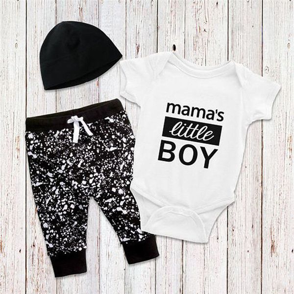 

0-18m fashion newborn kid baby boy clothes set summer short sleeve bodysuit pants cute lovely outfits brand streetwear, White