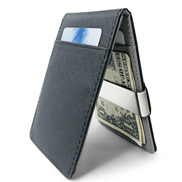 

card holders rfid super slim wallet mini holder automatically purse men wallets thin small casual cases, Brown;gray