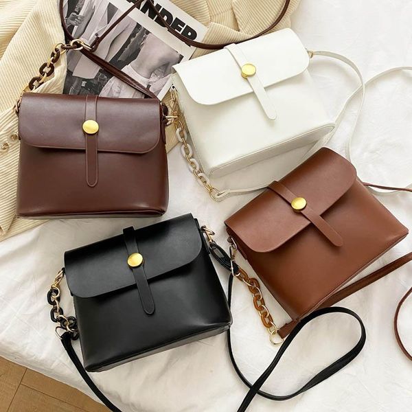

cross body mini women bucket bag flap small shoulder 2021 designer crossbody bags solid color clutches pouch fashion handbag