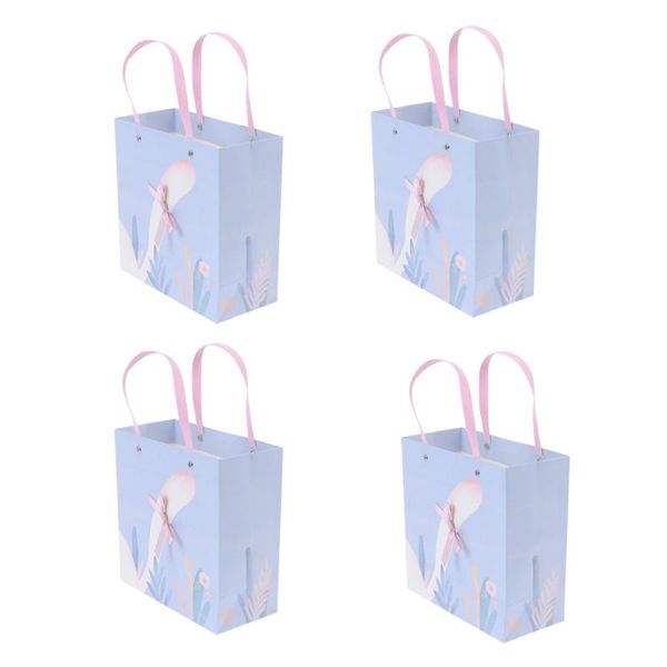 

gift wrap 4pcs cat wrapping hand paper bag party birthday package
