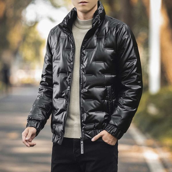 

2020 xinwanghong same stand collar bright face down jacket for men, Black