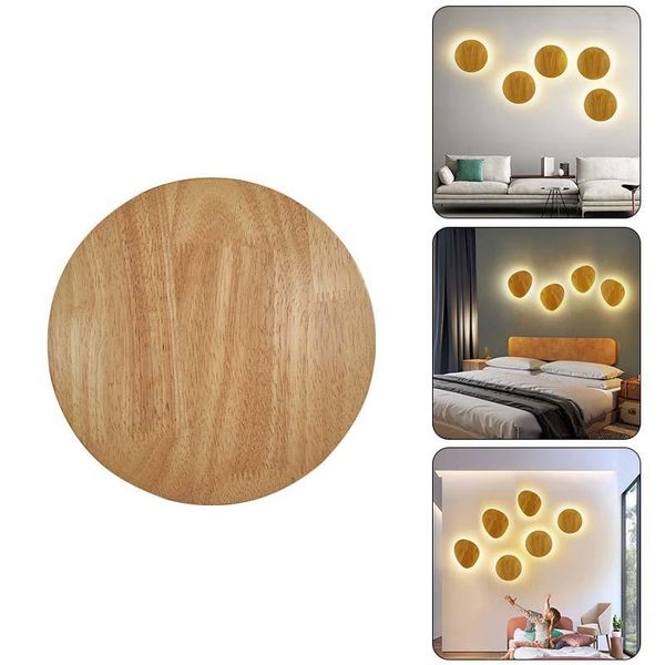 

wall lamp unibrother modern minimalist led wooden creative bedside light bedroom loft aisle lights for living room bathroom home
