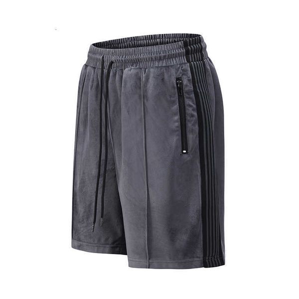 

men's shorts high street side cretaceous fleece gentlemen drawing board effects breathing oversize casual summer knee length short izvk, White;black