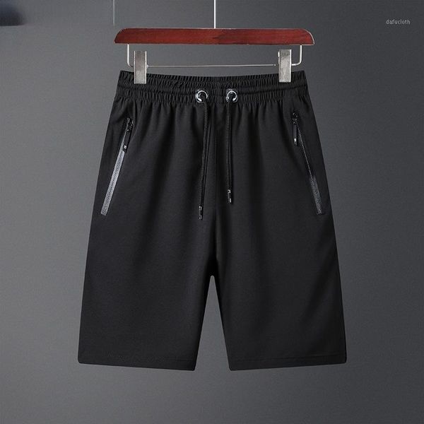 

men's shorts 2021 5-point casual stretch quick dry running sports pants loose beach, White;black