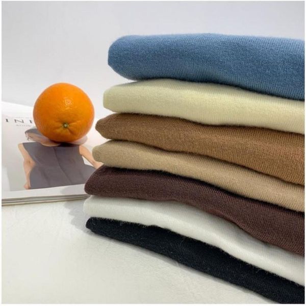 

women's sweaters arrival autumn winter solid turn-down collar pullovers female thick turtleneck knitted high street women sweater 631h, White;black