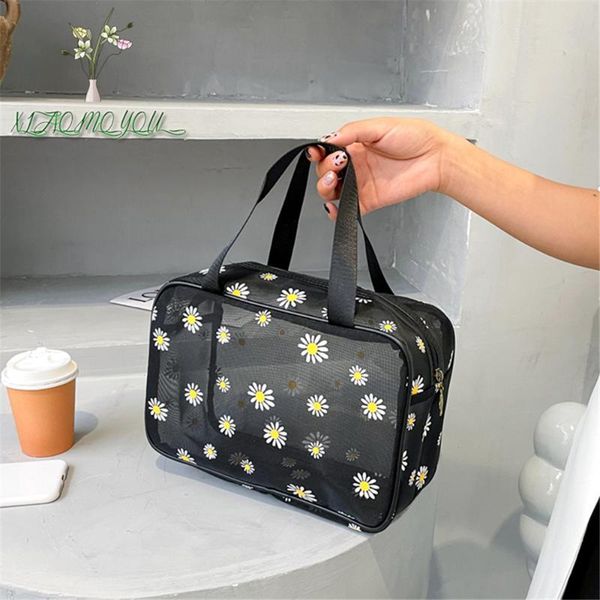 

cosmetic bags & cases travel transparent lipstick bag pvc women girl clear waterproof zipper beauty case toiletry