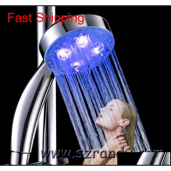 

wholesale- led shower head 2016 new romantic 7 colors changing or temperature control 3 color water-saving bath qylqfq new_dhbest
