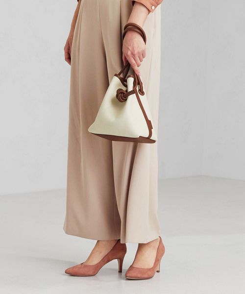 

bag mini vasc bucket bag xiaozhong women's single shoulder canvas rope knot messenger, Black;red