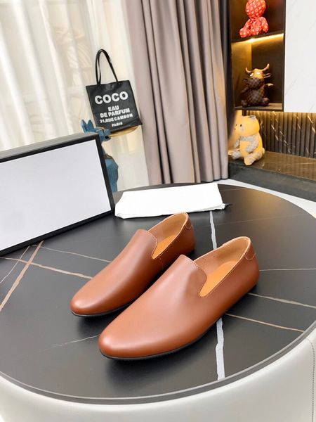 

new arrival mens gommino loafers dress drive office leisure cow leather walk brand shoes size 38-44, Black