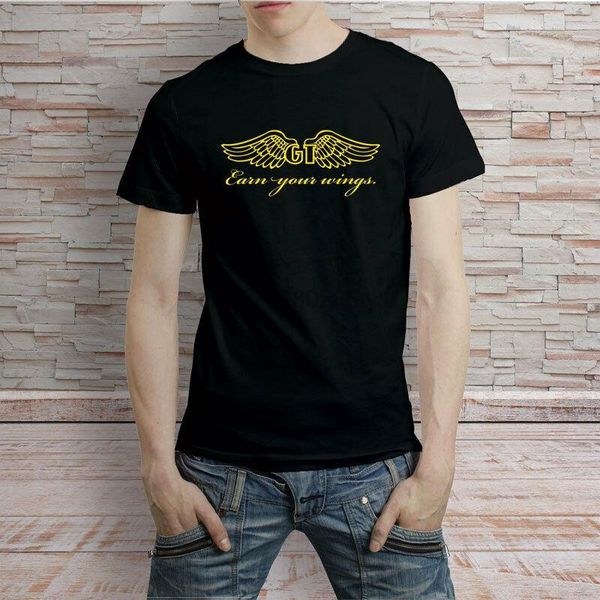 

men's t-shirts bmx gt bicycle earn your wing t-shirt tee, White;black