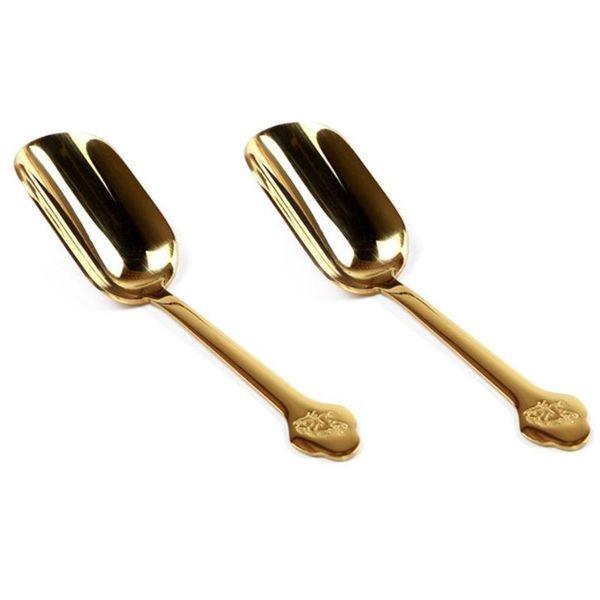 

corrosion resistant stainless steel small teaspoon, creative accessories, scoop shovel (2 pcs)