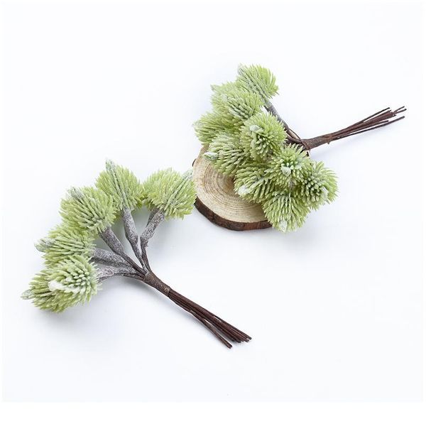 

10pcs artificial plants christmas decorations for home wedding decorative flowers wreaths diy gifts box household jllzws