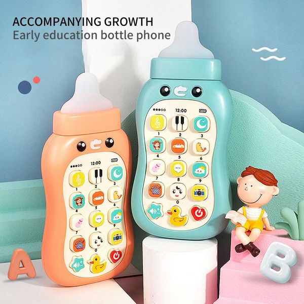 

baby pacifier mobile phone baby pacifier simulation music phone cute colorful teether rattle toy child kid bed bell gift