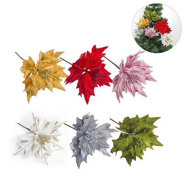 

christmas decorations artificial flowers xmas tree home year gift