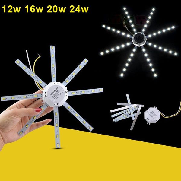 

1pcs 12/16/20/24w round 5730smd led ceiling downlight creative lampshade design white lamp household 220v led llighting strip