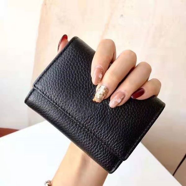 

fashion new designer lady women luxurys first layer cowhide wallet cluth purses bag credit card holder coin purse, Red;black