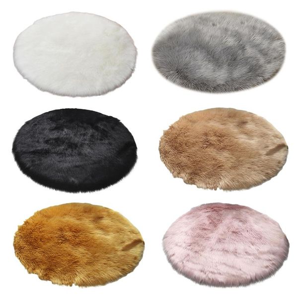 

carpets area rug, 12inch diameter circle soft washable plush modern artificial mat doormat for living room dorm christmas floor indoor