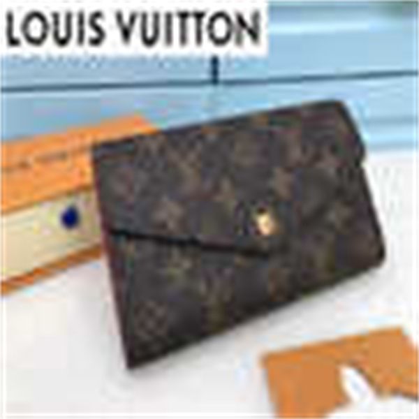 

holders brand wallet designer wallets luxury key 8ab3 purse m60531 chain red pouches lining card leather cases compact long, Black;red