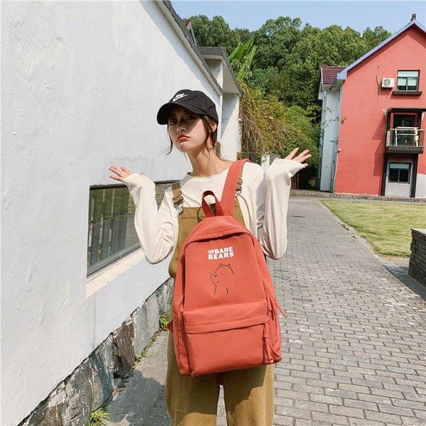 

backpack pb2839 simple wild forest large-capacity junior high school student