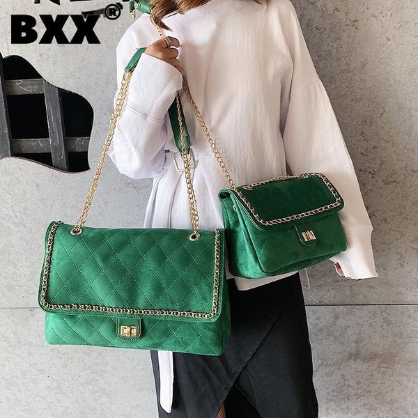 

evening bags [bxx] woman matte vintage embroidery chain tote bag all-match crossbody shoulder fashion tide autumn winter 2021 gf0296